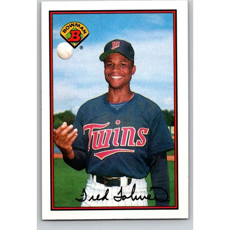 1989 Bowman #147 Fred Toliver NM-MT Minnesota Twins Baseball Card - Baseball Card Single