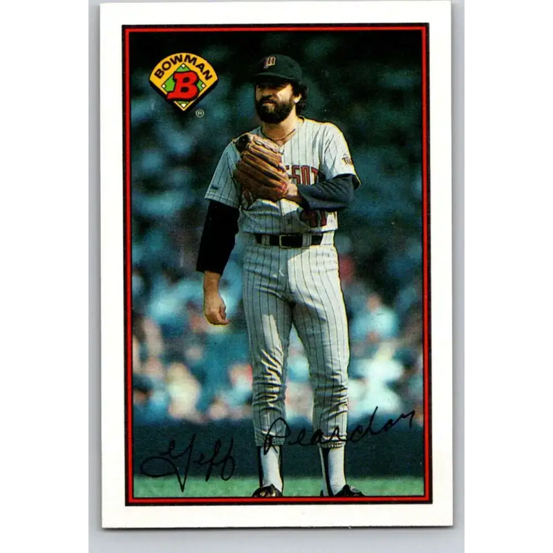 1989 Bowman #148 Jeff Reardon NM-MT Minnesota Twins Baseball Card - Baseball Card Single