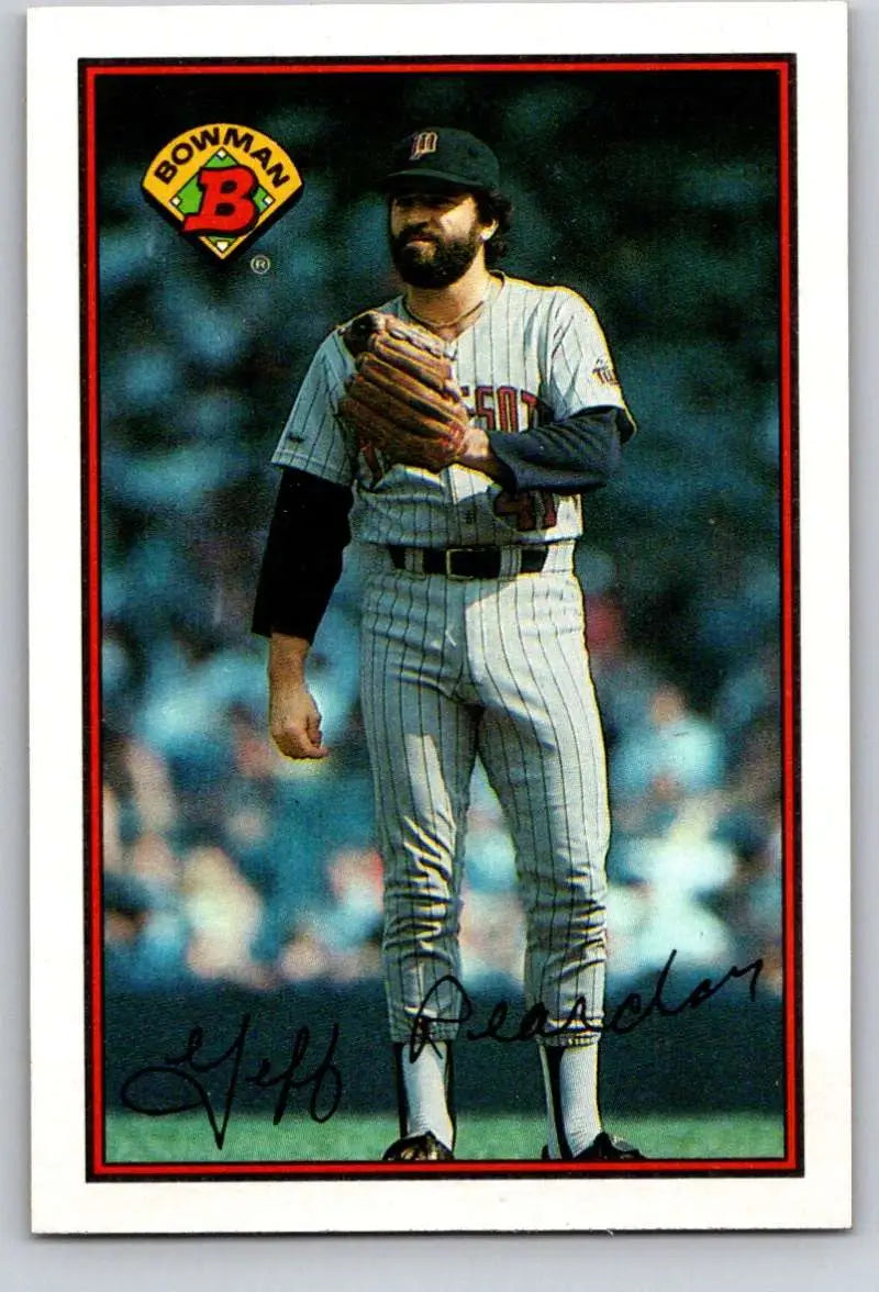 1989 Bowman #148 Jeff Reardon NM-MT Minnesota Twins Baseball Card - Baseball Card Single