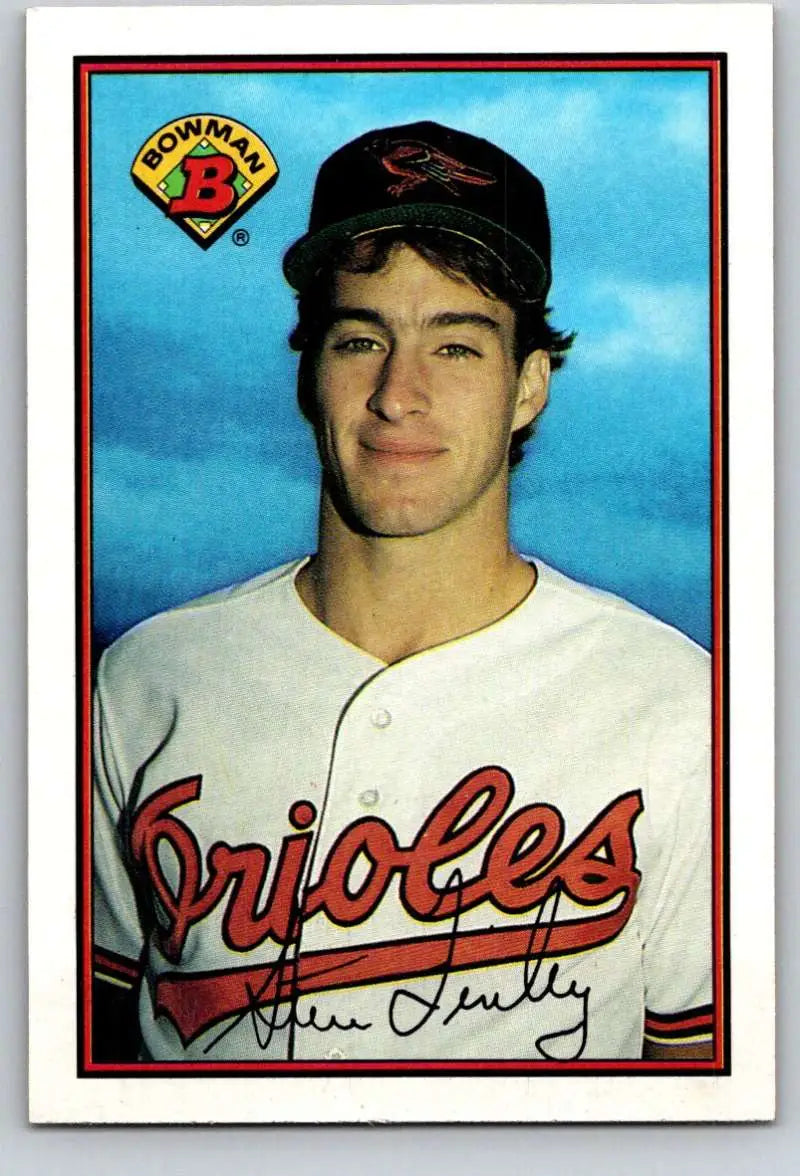 1989 Bowman #15 Steve Finley NM-MT RC Rookie Baltimore Orioles Baseball Card - Baseball Card Single