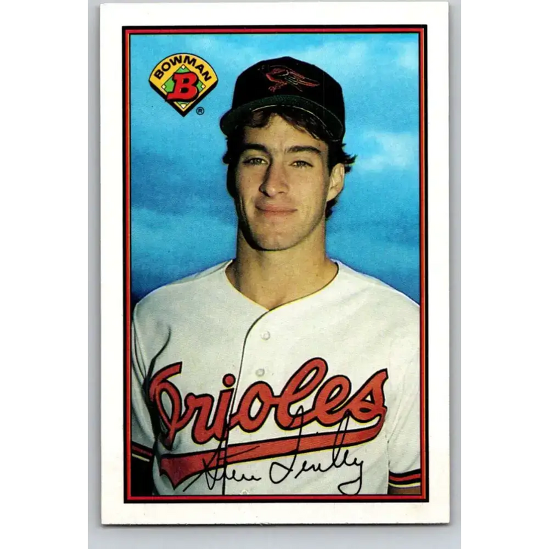 1989 Bowman #15 Steve Finley NM-MT RC Rookie Baltimore Orioles Baseball Card - Baseball Card Single