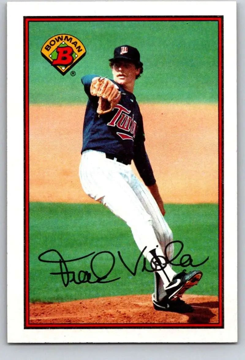 1989 Bowman #150 Frank Viola NM-MT Minnesota Twins Baseball Card - Baseball Card Single