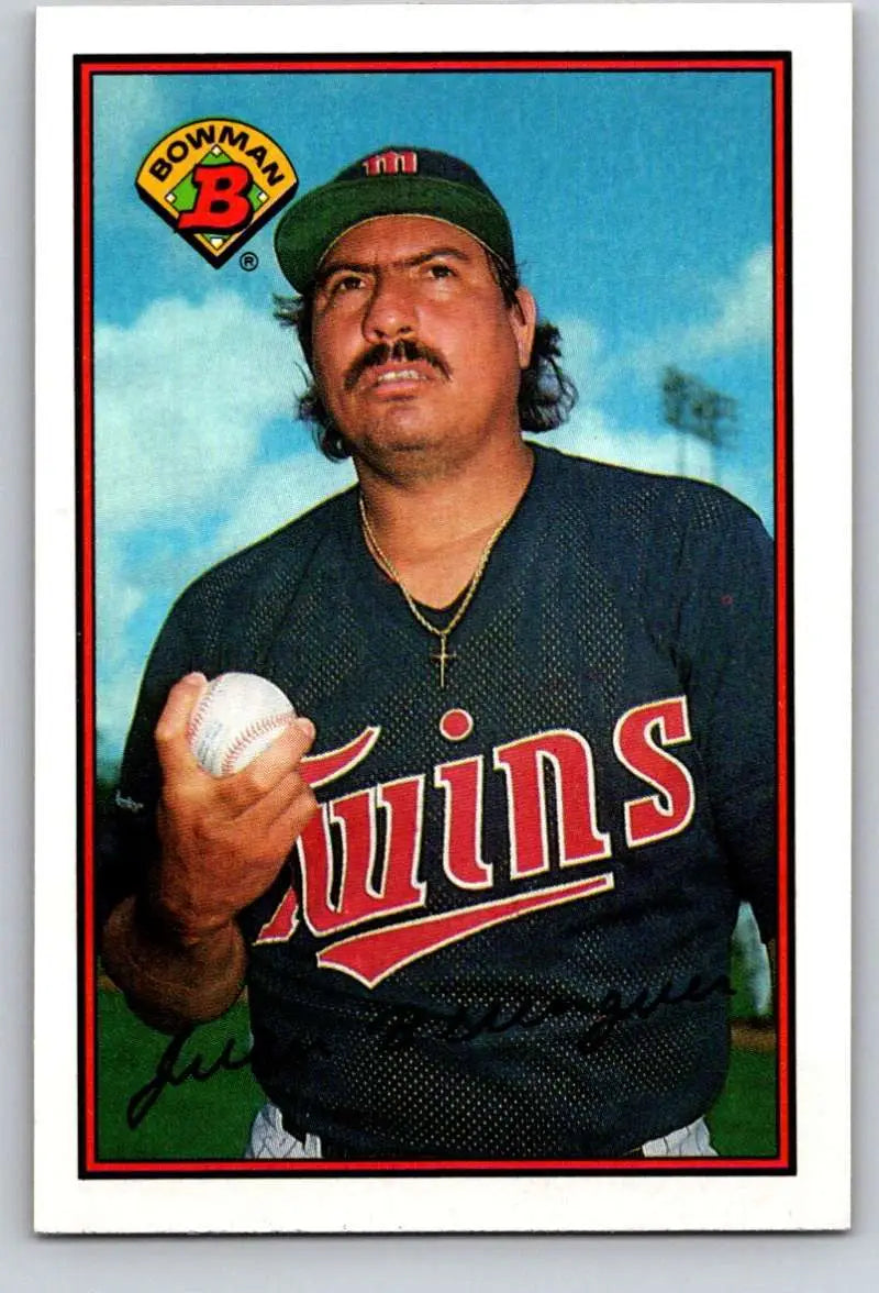 1989 Bowman #152 Juan Berenguer NM-MT Minnesota Twins Baseball Card - Baseball Card Single