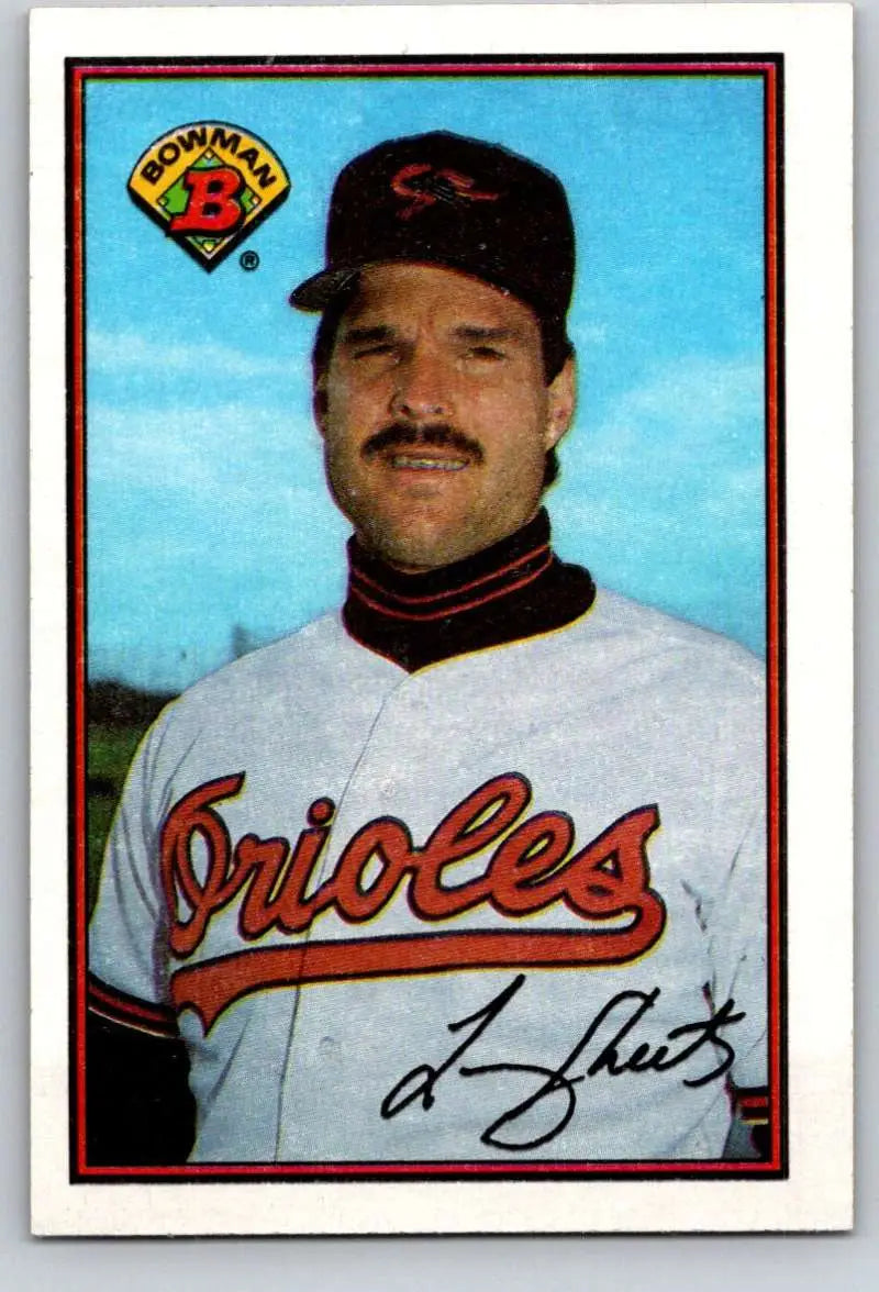1989 Bowman #16 Larry Sheets NM-MT Baltimore Orioles Baseball Card - Baseball Card Single