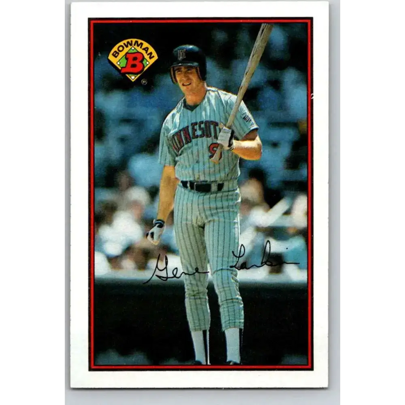 1989 Bowman #160 Gene Larkin NM-MT Minnesota Twins Baseball Card - Baseball Card Single