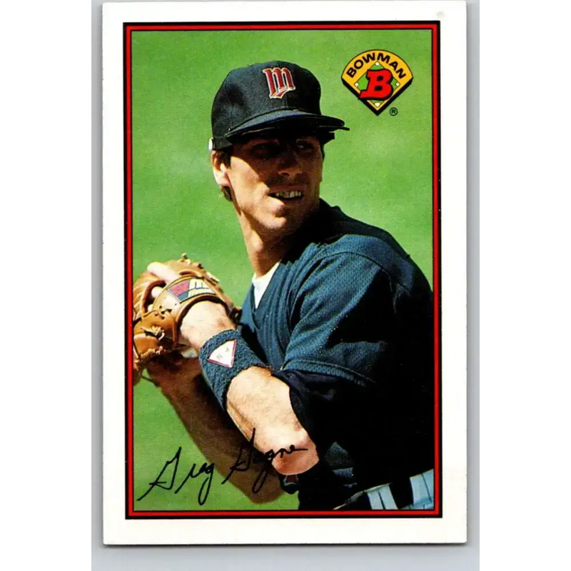 1989 Bowman #161 Greg Gagne NM-MT Minnesota Twins Baseball Card - Baseball Card Single