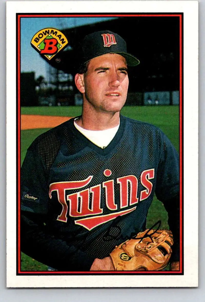 1989 Bowman #164 Randy Bush NM-MT Minnesota Twins Baseball Card - Baseball Card Single