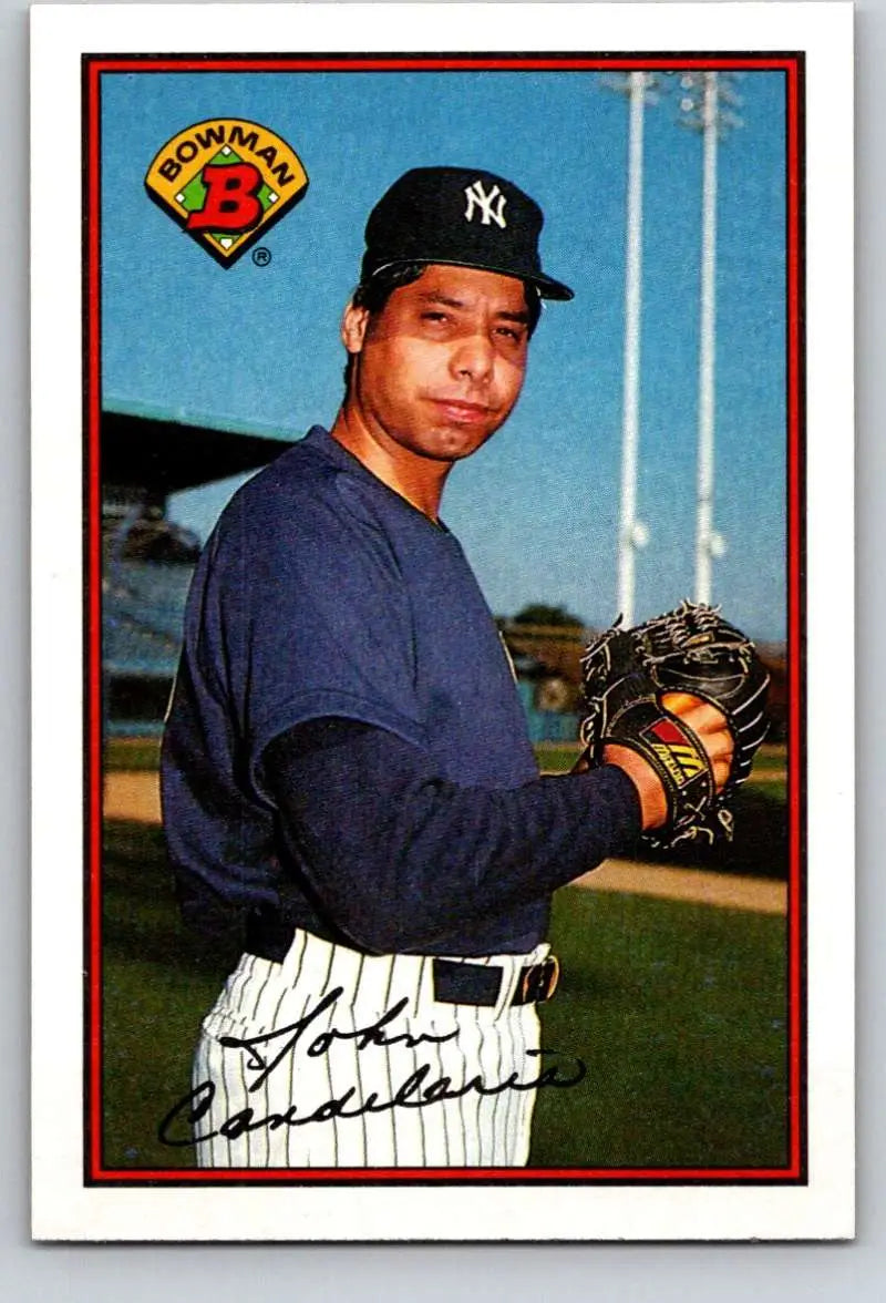 1989 Bowman #171 John Candelaria NM-MT New York Yankees Baseball Card - Baseball Card Single