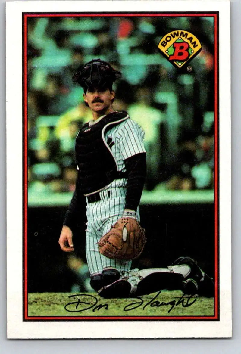1989 Bowman #172 Don Slaught NM-MT New York Yankees Baseball Card - Baseball Card Single