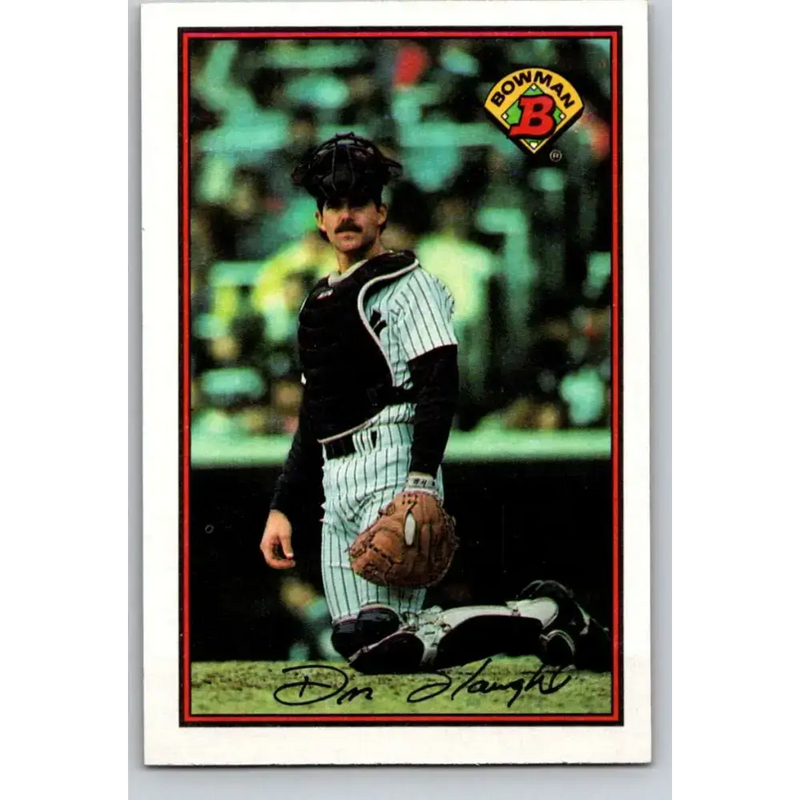 1989 Bowman #172 Don Slaught NM-MT New York Yankees Baseball Card - Baseball Card Single
