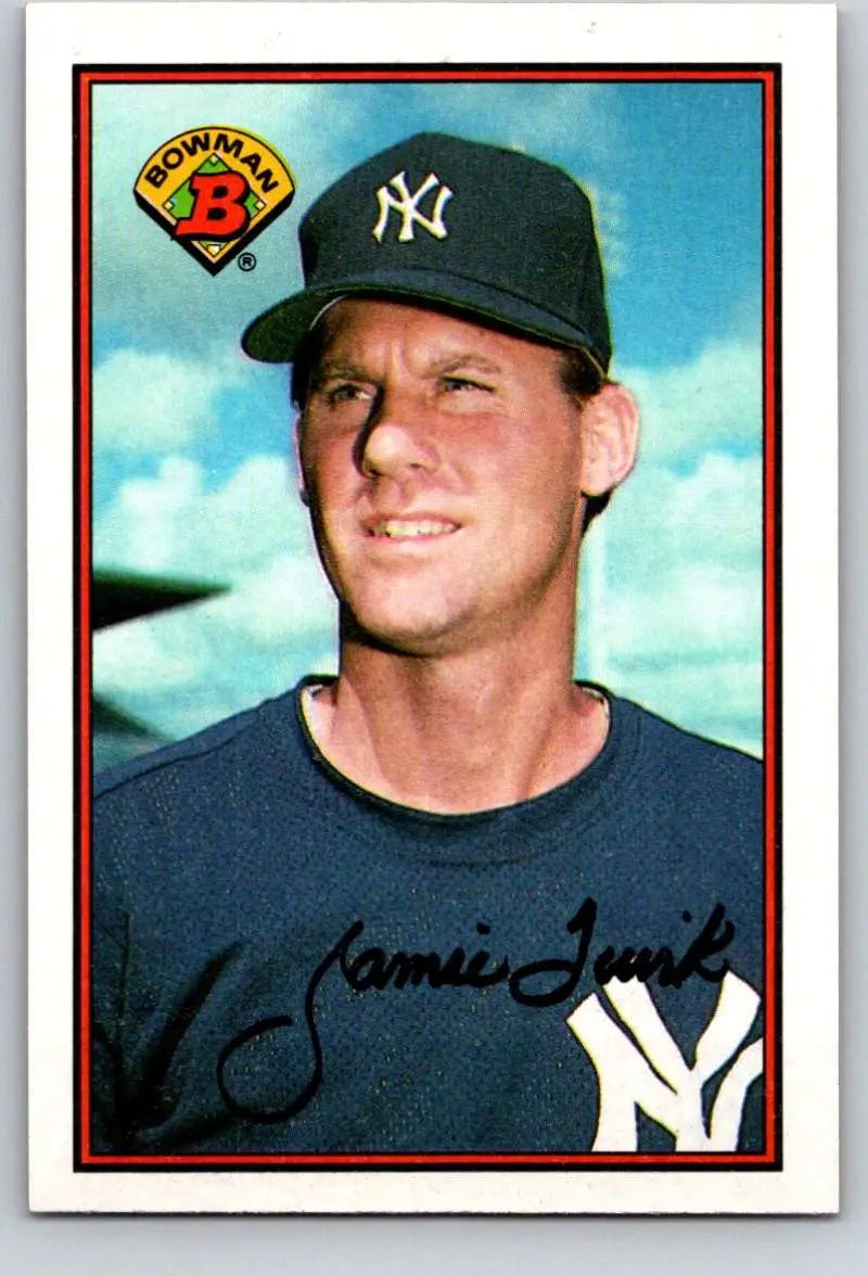 1989 Bowman #173 Jamie Quirk NM-MT New York Yankees Baseball Card - Baseball Card Single