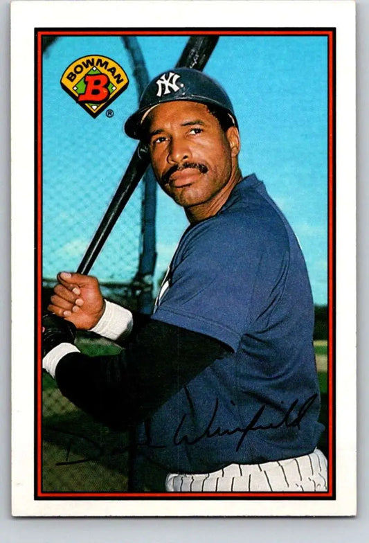 1989 Bowman #179 Dave Winfield NM-MT New York Yankees Baseball Card - Baseball Card Single