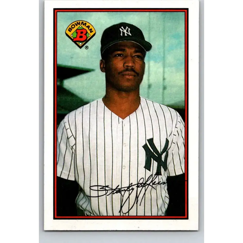 1989 Bowman #180 Stan Jefferson NM-MT New York Yankees Baseball Card - Baseball Card Single