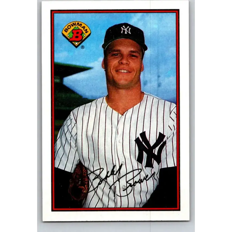 1989 Bowman #182 Bob Brower NM-MT New York Yankees Baseball Card - Baseball Card Single