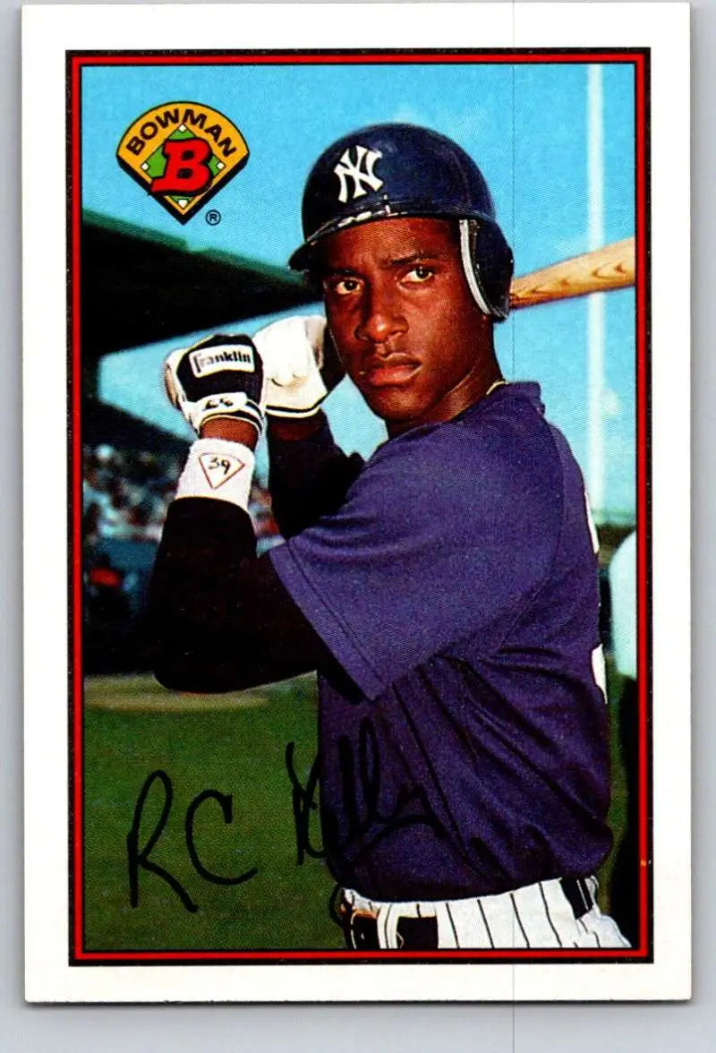 1989 Bowman #183 Roberto Kelly NM-MT New York Yankees Baseball Card - Baseball Card Single