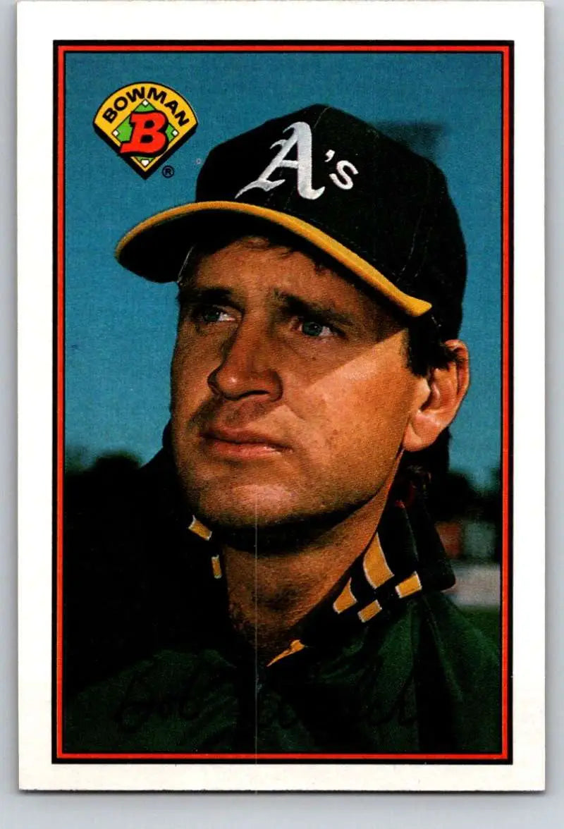 1989 Bowman #186 Bob Welch NM-MT Oakland Athletics Baseball Card - Baseball Card Single
