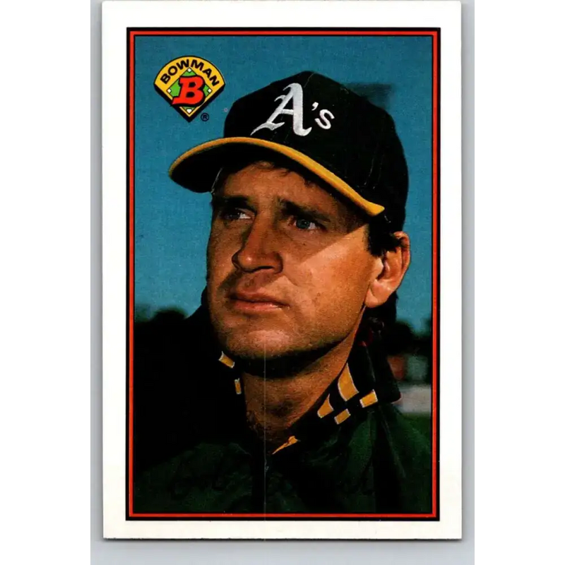 1989 Bowman #186 Bob Welch NM-MT Oakland Athletics Baseball Card - Baseball Card Single
