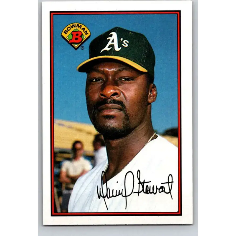 1989 Bowman #188 Dave Stewart NM-MT Oakland Athletics Baseball Card - Baseball Card Single