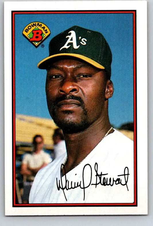 1989 Bowman #188 Dave Stewart NM-MT Oakland Athletics Baseball Card - Baseball Card Single