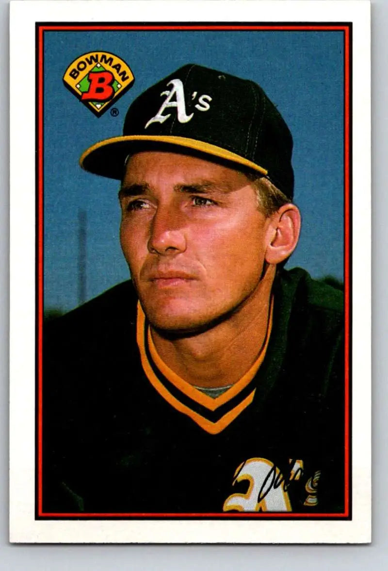 1989 Bowman #189 Mike Moore NM-MT Oakland Athletics Baseball Card - Baseball Card Single