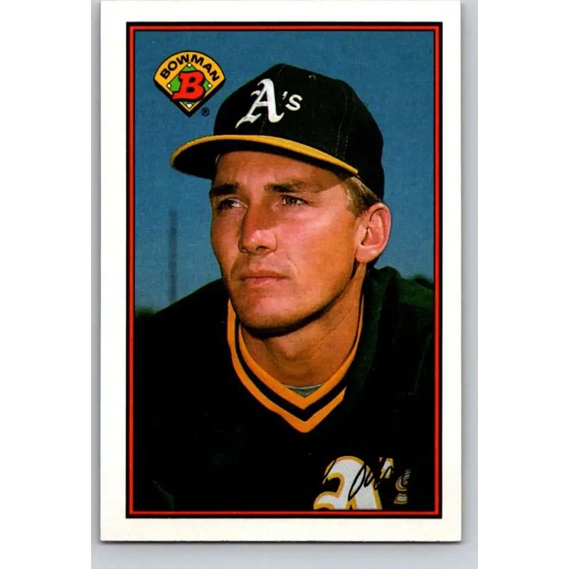 1989 Bowman #189 Mike Moore NM-MT Oakland Athletics Baseball Card - Baseball Card Single