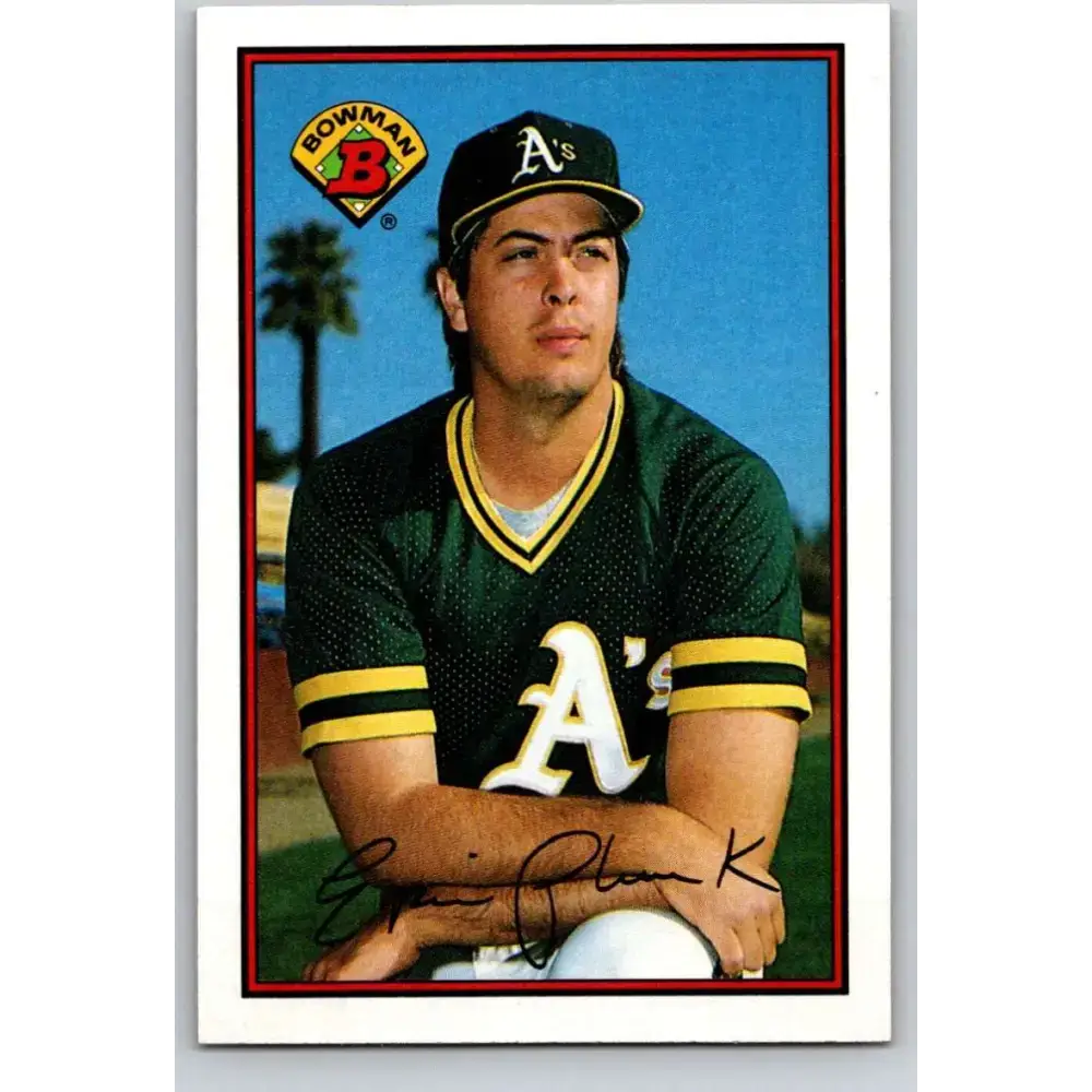 1989 Bowman #191 Eric Plunk NM-MT Oakland Athletics Baseball Card