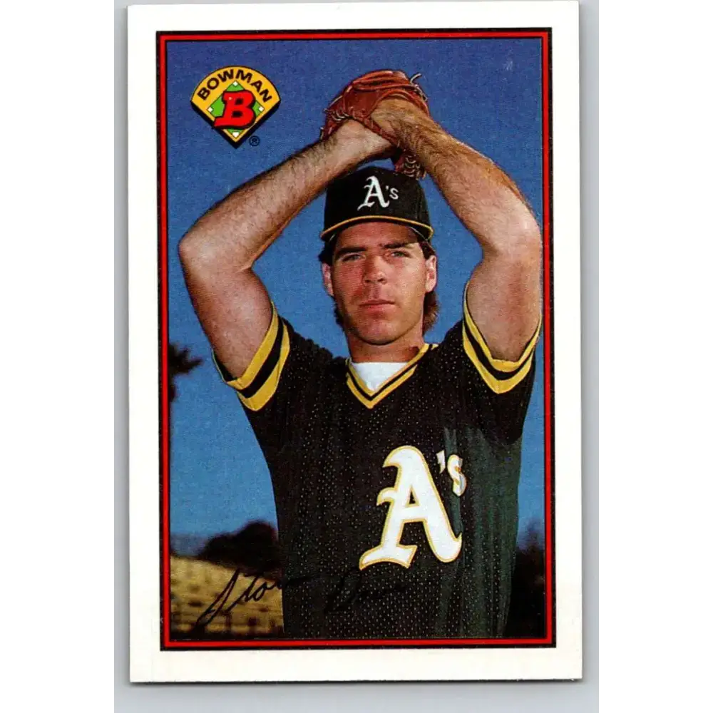 1989 Bowman #192 Storm Davis NM-MT Oakland Athletics Baseball Card