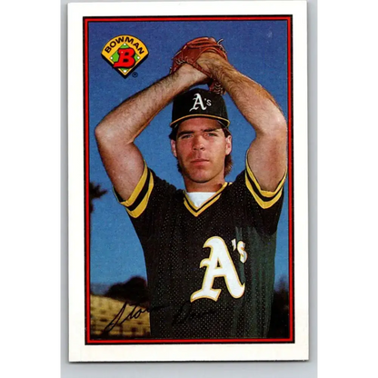 1989 Bowman #192 Storm Davis NM-MT Oakland Athletics Baseball Card