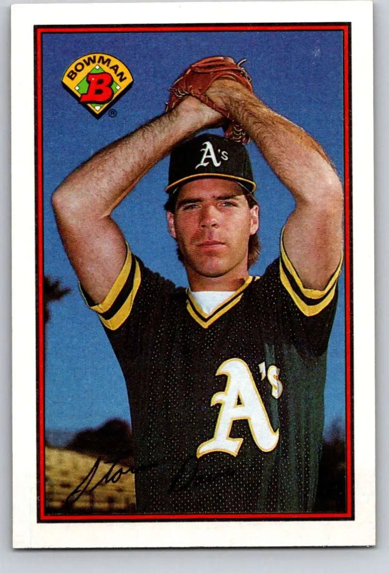 1989 Bowman #192 Storm Davis NM-MT Oakland Athletics Baseball Card - Baseball Card Single