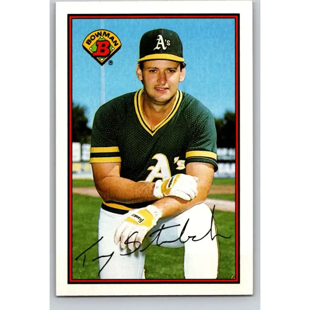 1989 Bowman #193 Terry Steinbach NM-MT Oakland Athletics Baseball Card
