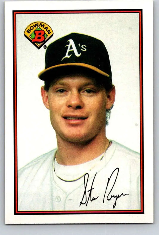 1989 Bowman #195 Stan Royer NM-MT RC Rookie Oakland Athletics Baseball Card - Baseball Card Single