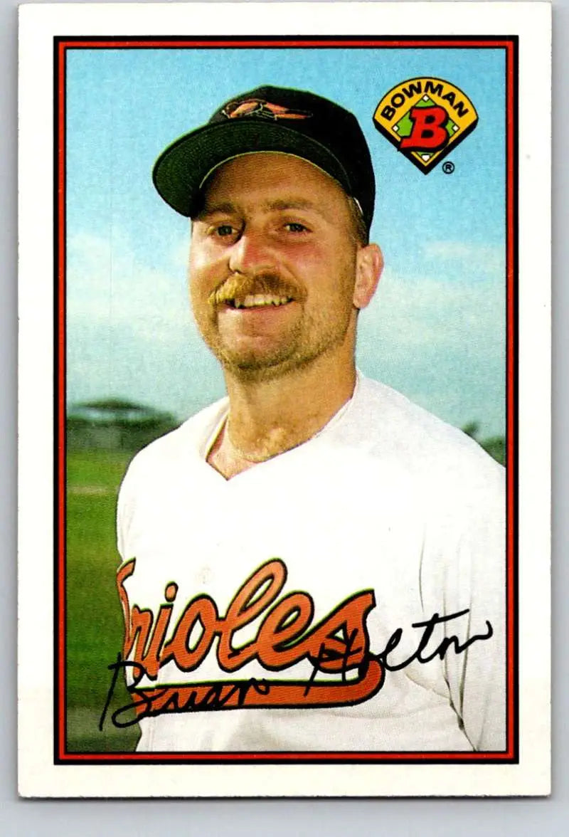 1989 Bowman #2 Brian Holton NM-MT Baltimore Orioles Baseball Card - Baseball Card Single