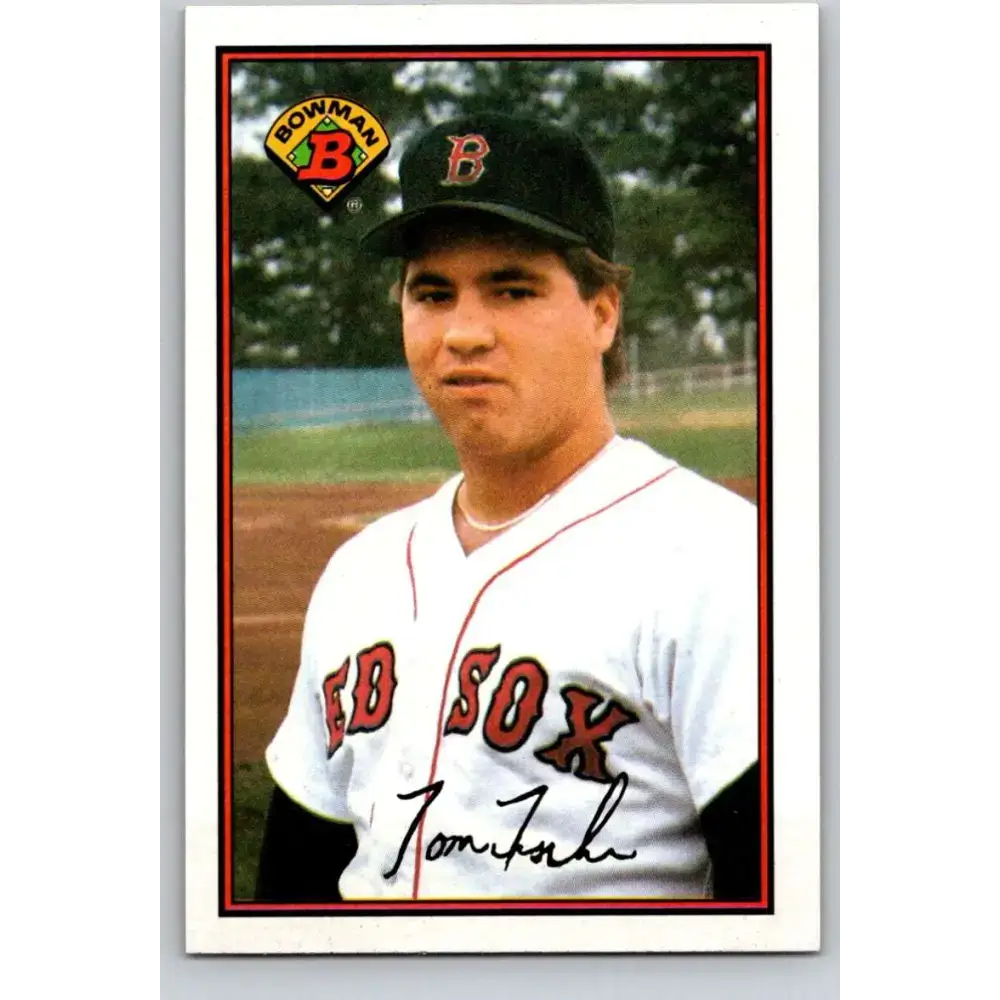 1989 Bowman #20 Tom Fischer NM-MT RC Rookie Boston Red Sox Baseball Card