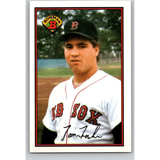1989 Bowman #20 Tom Fischer NM-MT RC Rookie Boston Red Sox Baseball Card