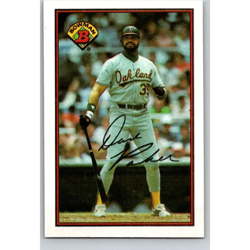 1989 Bowman #202 Dave Parker NM-MT Oakland Athletics Baseball Card
