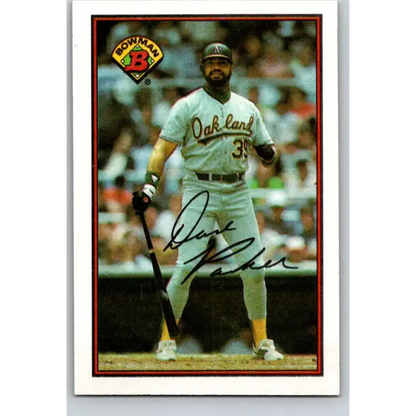1989 Bowman #202 Dave Parker NM-MT Oakland Athletics Baseball Card