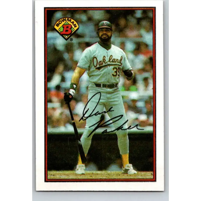 1989 Bowman #202 Dave Parker NM-MT Oakland Athletics Baseball Card - Baseball Card Single