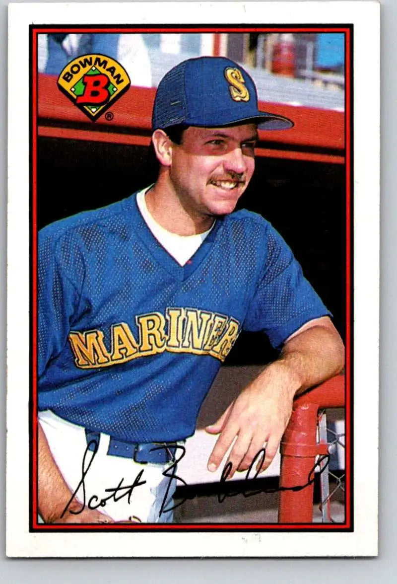 1989 Bowman #203 Scott Bankhead NM-MT Seattle Mariners Baseball Card - Baseball Card Single