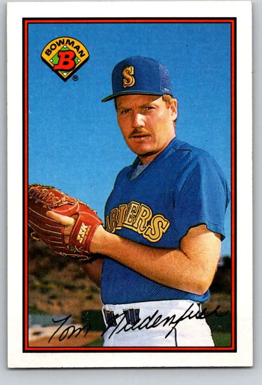 1989 Bowman #204 Tom Niedenfuer NM-MT Seattle Mariners Baseball Card - Baseball Card Single
