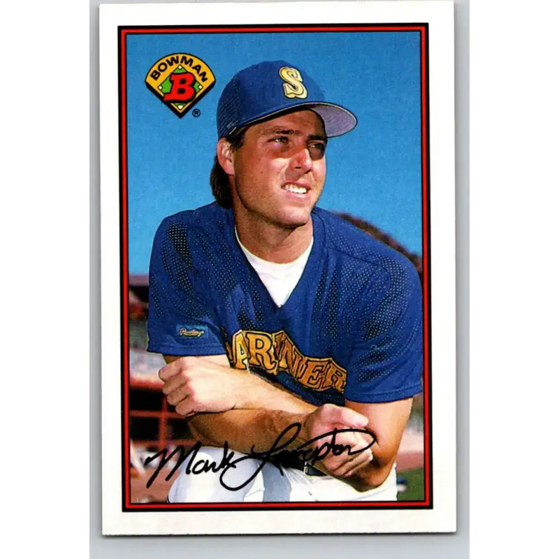 1989 Bowman #205 Mark Langston NM-MT Seattle Mariners Baseball Card - Baseball Card Single
