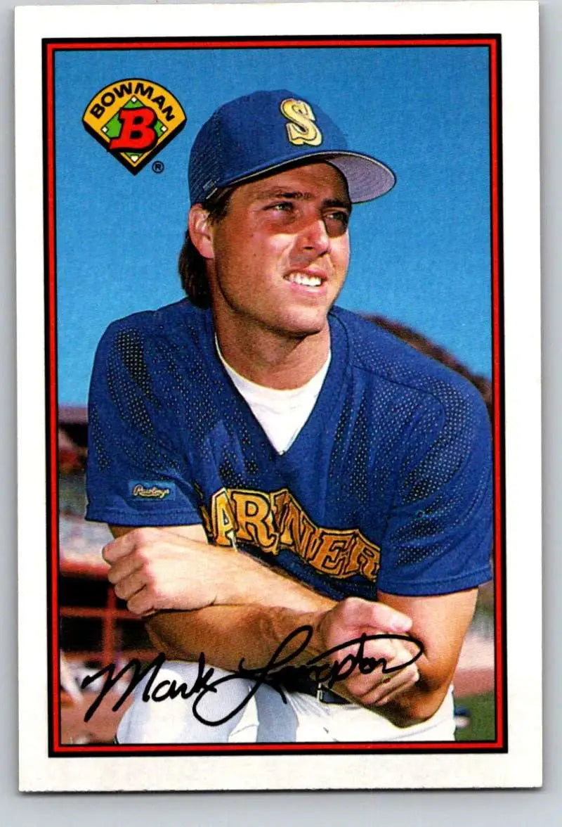 1989 Bowman #205 Mark Langston NM-MT Seattle Mariners Baseball Card - Baseball Card Single