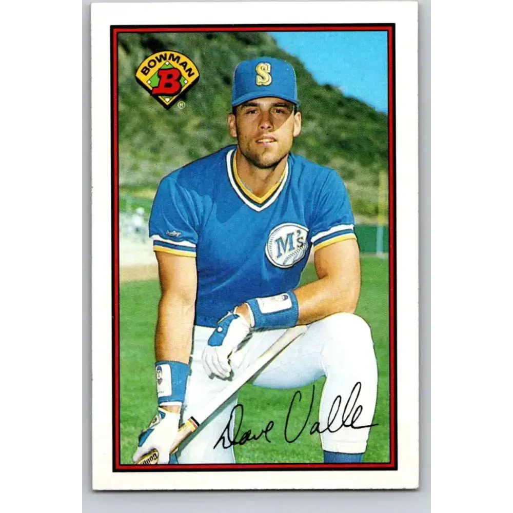 1989 Bowman #208 Dave Valle NM-MT Seattle Mariners Baseball Card