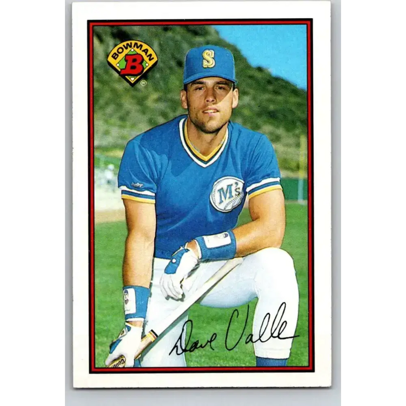 1989 Bowman #208 Dave Valle NM-MT Seattle Mariners Baseball Card - Baseball Card Single