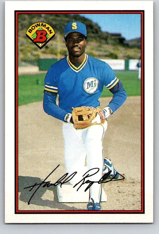 1989 Bowman #210 Harold Reynolds NM-MT Seattle Mariners Baseball Card - Baseball Card Single