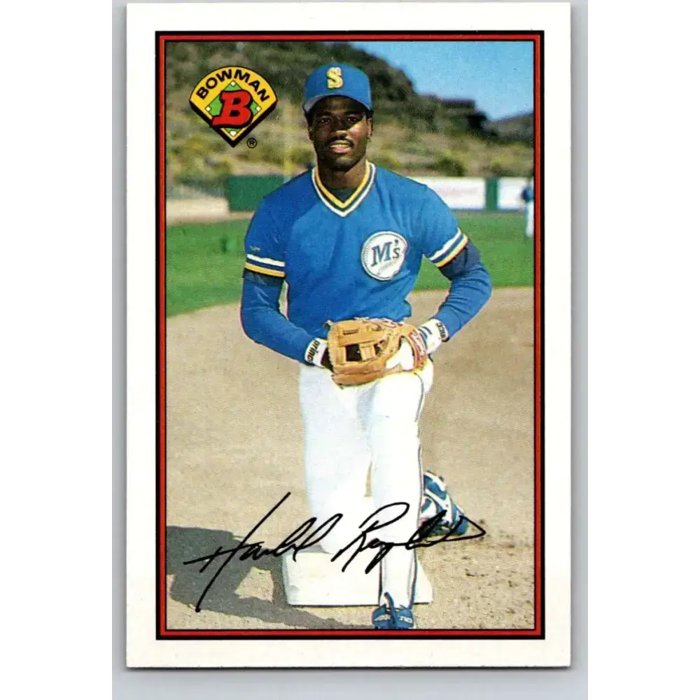 1989 Bowman #210 Harold Reynolds NM-MT Seattle Mariners Baseball Card