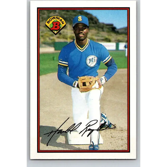 1989 Bowman #210 Harold Reynolds NM-MT Seattle Mariners Baseball Card