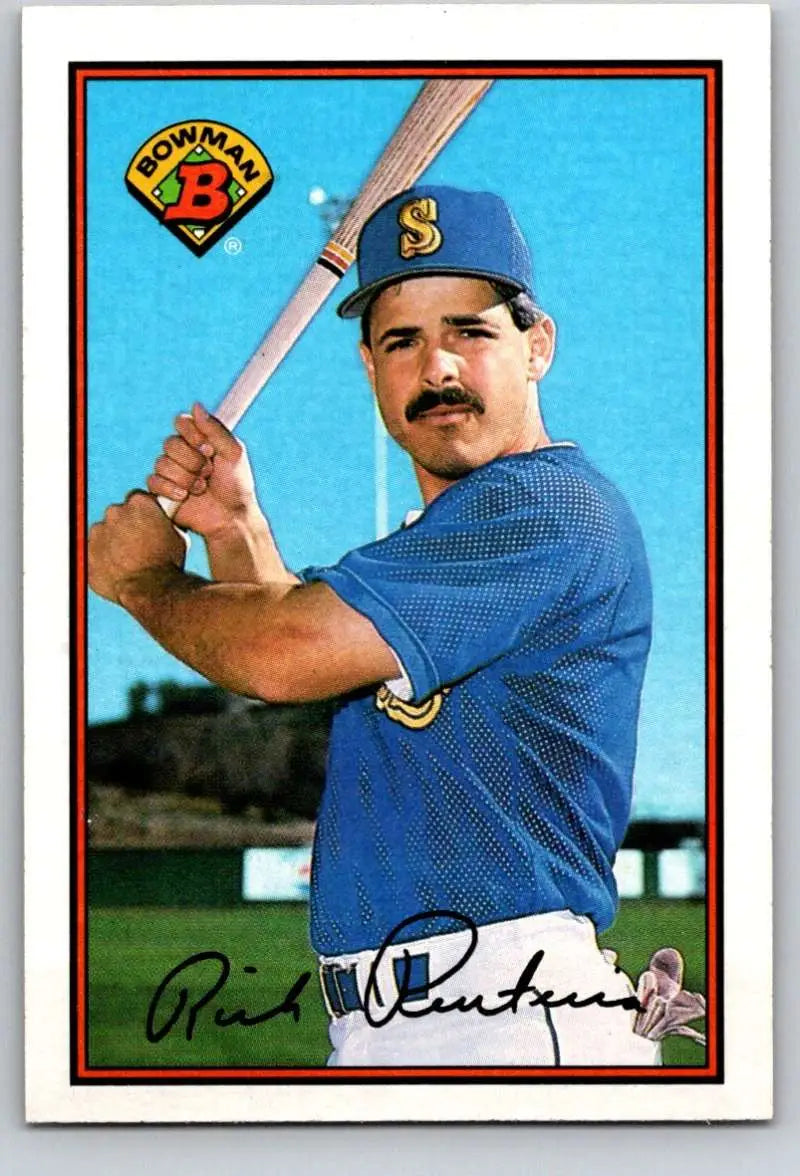 1989 Bowman #212 Rich Renteria NM-MT Seattle Mariners Baseball Card - Baseball Card Single