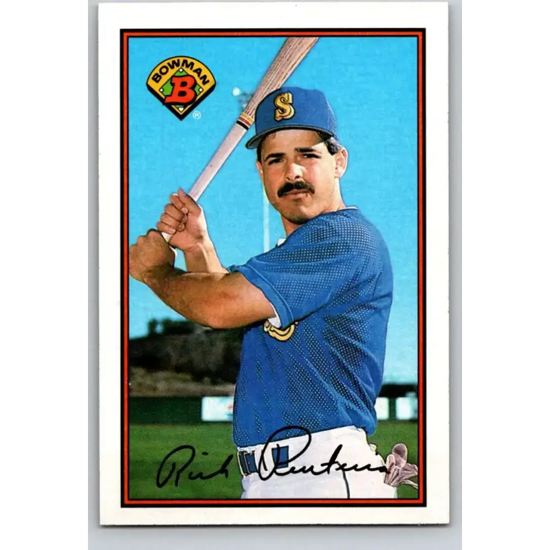 1989 Bowman #212 Rich Renteria NM-MT Seattle Mariners Baseball Card - Baseball Card Single