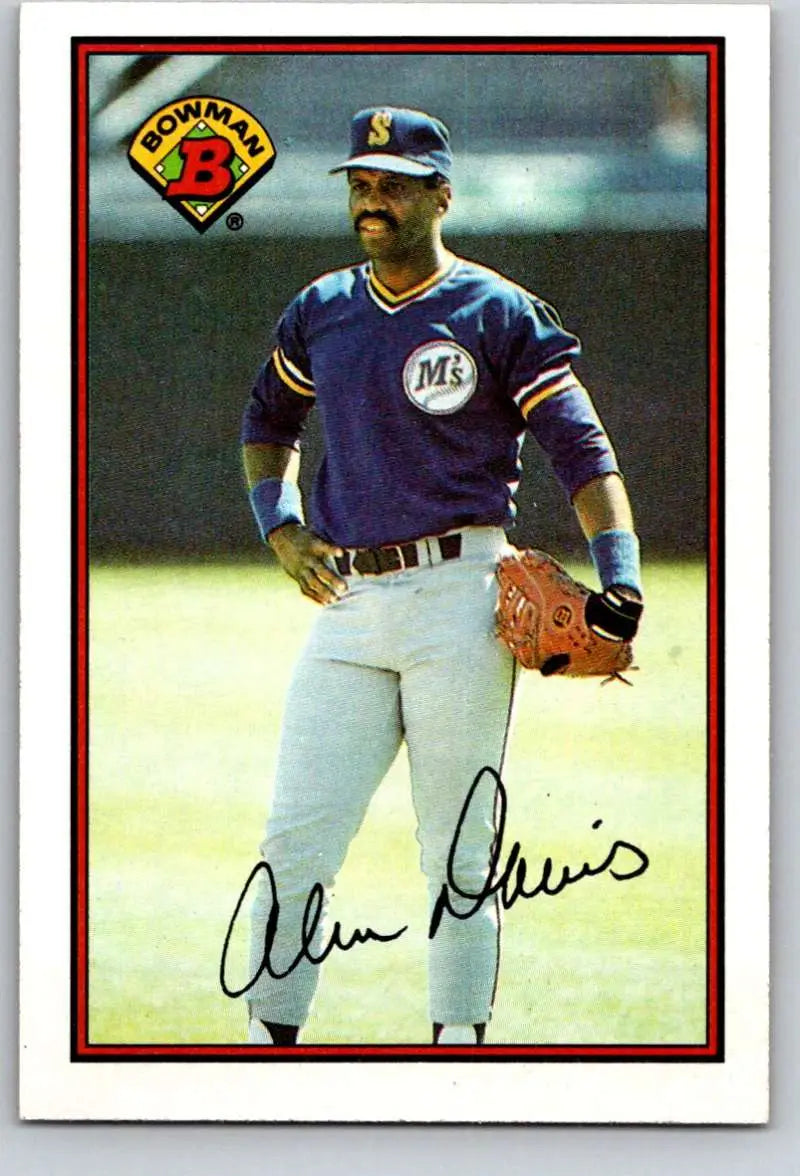 1989 Bowman #215 Alvin Davis NM-MT Seattle Mariners Baseball Card - Baseball Card Single