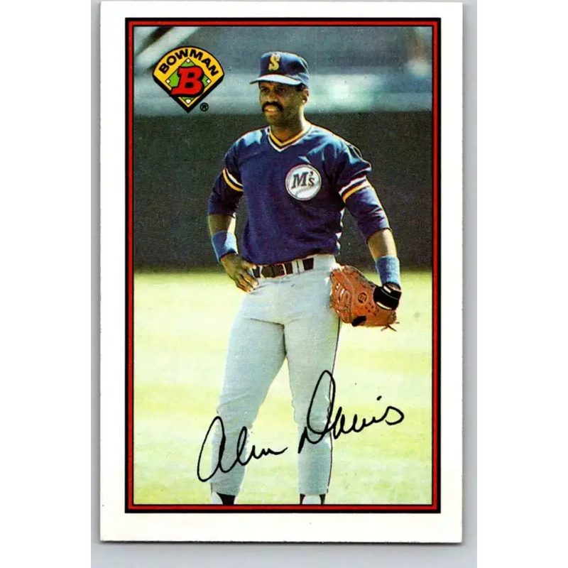 1989 Bowman #215 Alvin Davis NM-MT Seattle Mariners Baseball Card - Baseball Card Single
